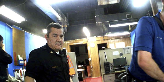 An ex-Kansas police chief who led a raid on a newspaper is charged with obstruction of justice