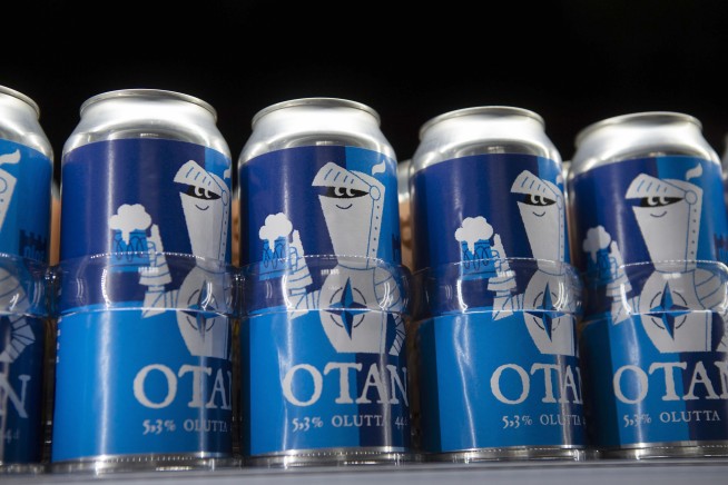 Finland brewery launches NATO beer with 'taste of security'