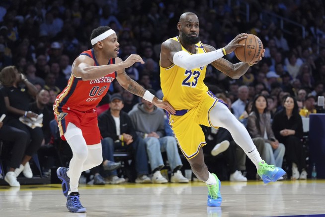 LeBron James becomes first to score 50,000 combined points in NBA regular season and playoffs