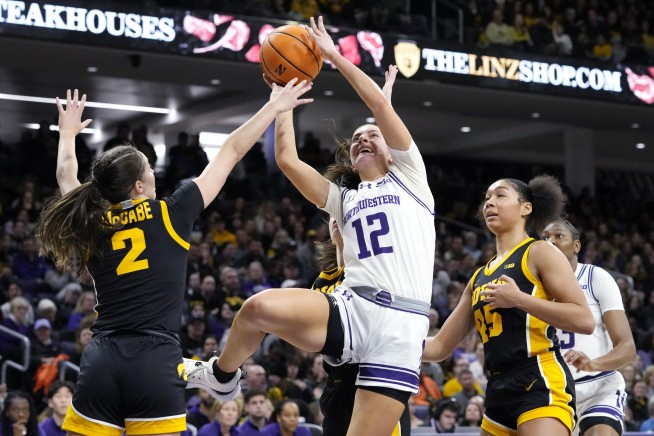 Caitlin Clark moves into No. 2 on NCAA scoring list as No. 3 Iowa tops Northwestern 110-74
