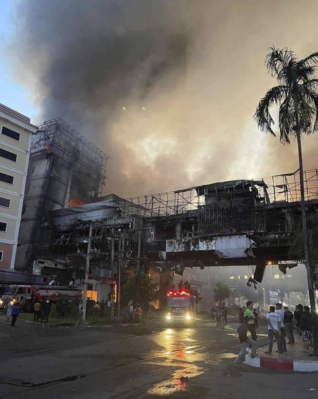 Massive fire at Cambodia hotel casino kills at least 16
