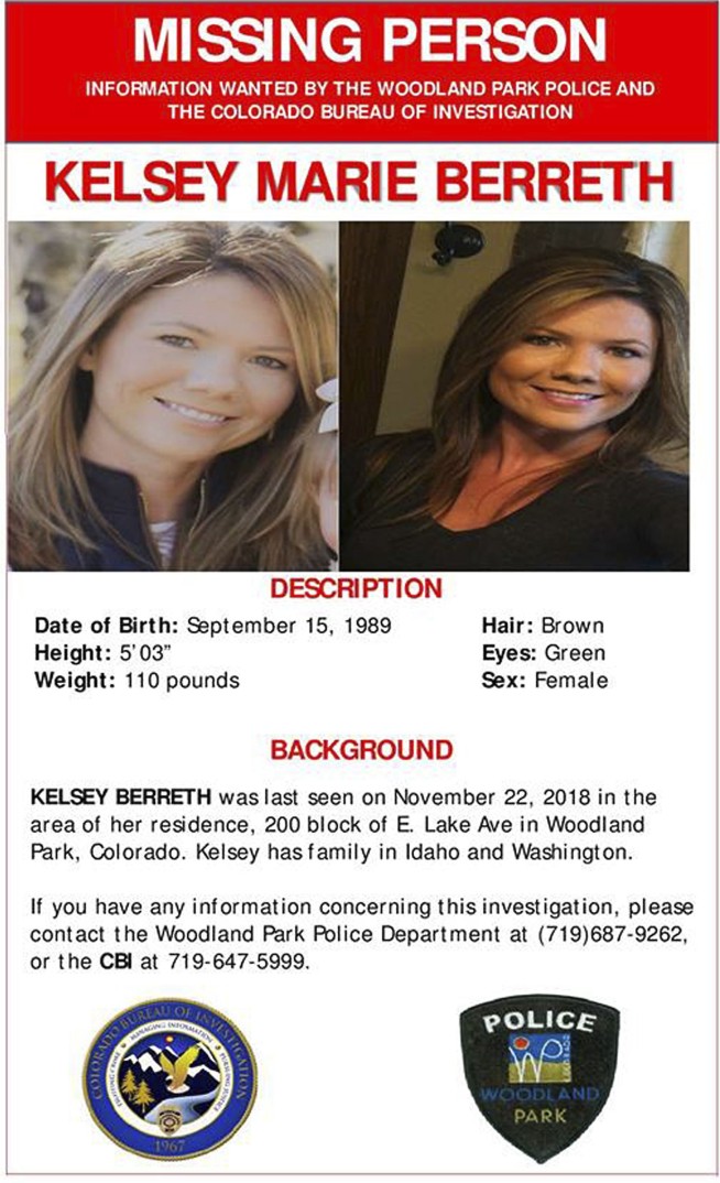 The Latest: Fiance of missing Colorado woman in court