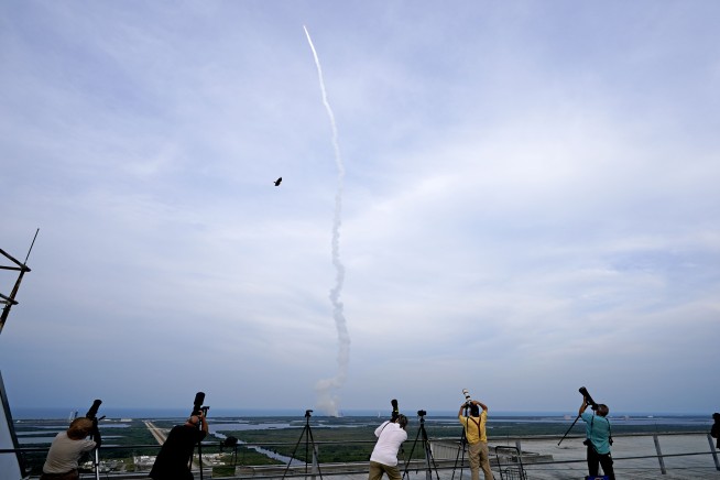 Boeing crew capsule launches to space station on test redo