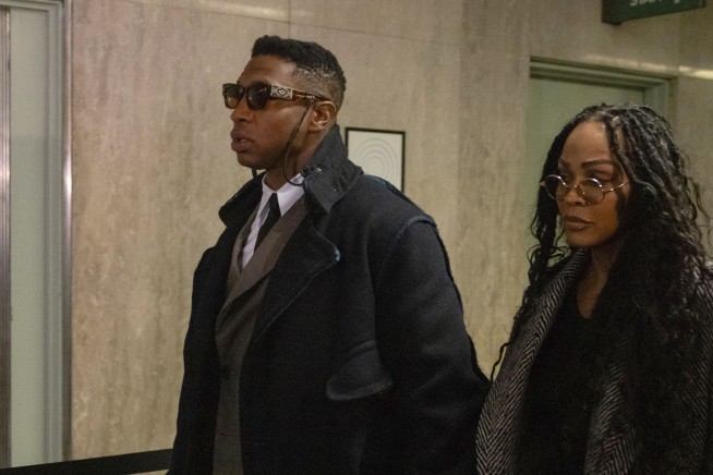 Actor Jonathan Majors appears in court as jury selection begins in New York assault trial