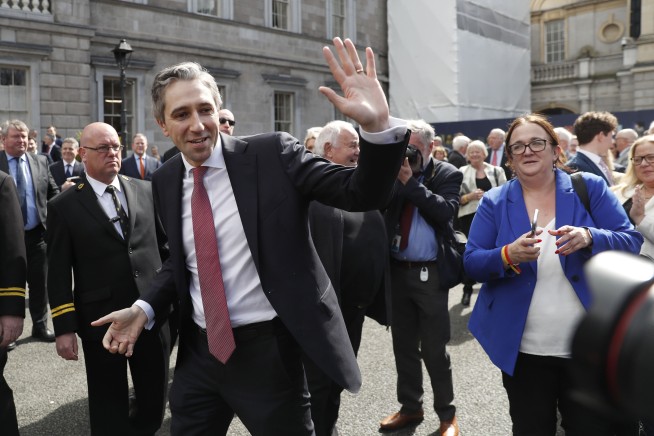 Simon Harris is installed as Ireland's new prime minister. He's the country's youngest leader