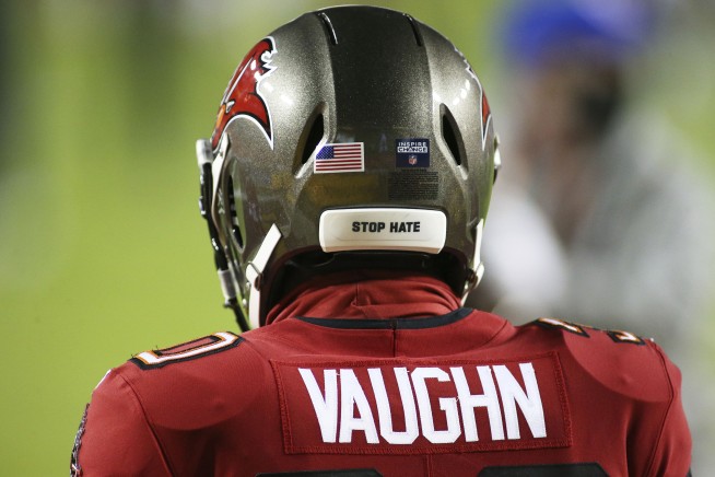 NFL returns social justice helmet decals, end zone stencils