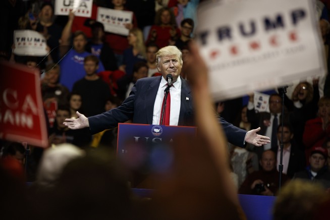 Trump's 'Thank you' tour gets off to raucous start