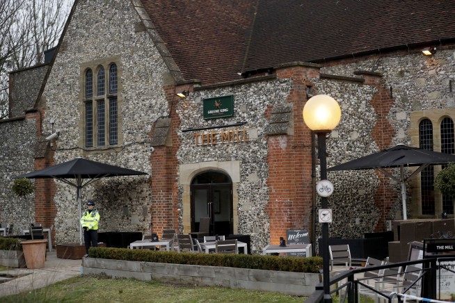 UK police: Russian ex-spy was attacked with nerve agent