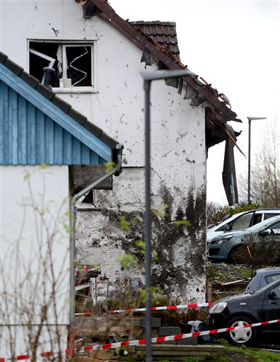 Man blows himself up after family feud in Germany