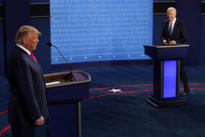 AP FACT CHECK: Falsehoods and fumbles in Trump-Biden debate