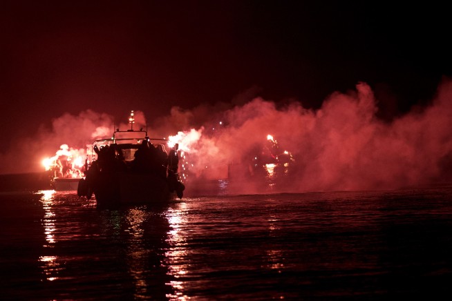 Burning effigy of Judas an Easter tradition in Greek town