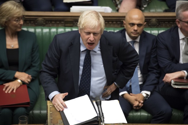 UK's Johnson suffers defeat in Parliament over Brexit