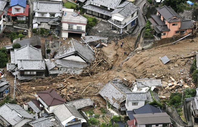 Death toll climbs to 76 as heavy rains hammer southern Japan