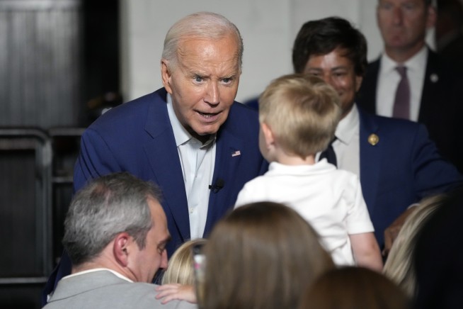In 'blue wall' push, Biden defiantly says he's 'not going anywhere' as he slams Trump, Project 2025