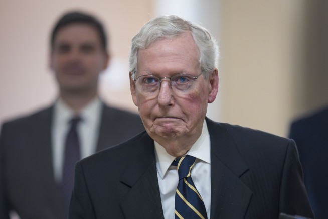 Trump seems to question well-known part of Sen. Mitch McConnell's life — his childhood polio battle