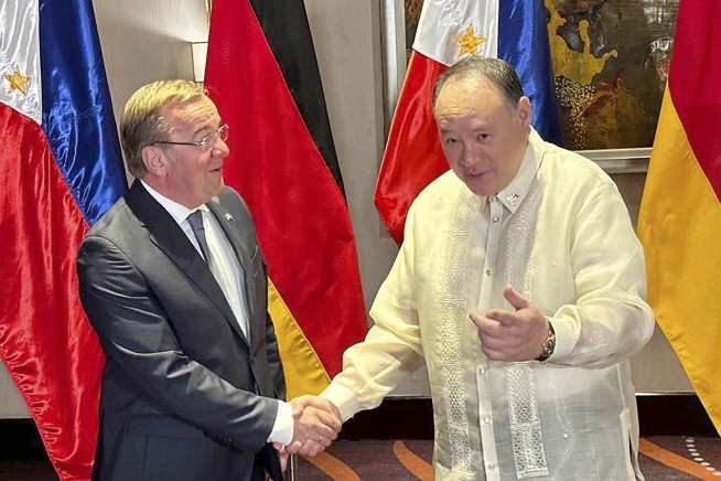 Germany and the Philippines agree to rapidly finalize a defense pact to address security threats