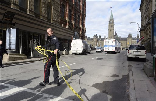 Shots ring out at Canada's Parliament