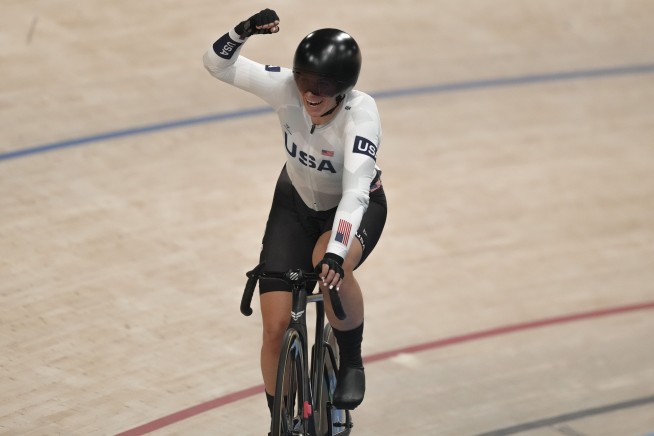Jennifer Valente defends Olympic omnium gold to wrap up best Summer Games for US cycling in 40 years