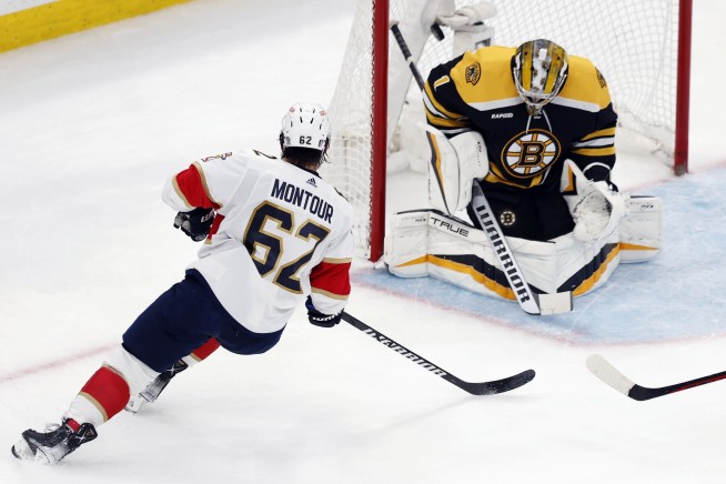 Panthers oust record-setting Bruins 4-3 in OT in Game 7