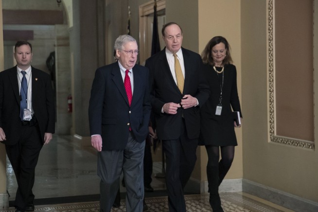 The Latest: Dems blame Trump's 'temper tantrum' for shutdown