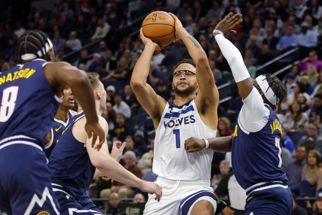 T-wolves hand Nuggets 1st loss in wire-to-wire 110-89 rout, hit 26 of 27  free throws