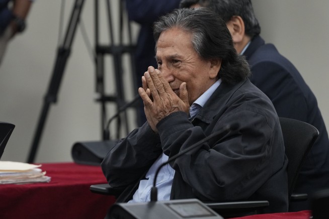 Peru’s ex-president Toledo gets more than 20 years in prison in case linked to corruption scandal