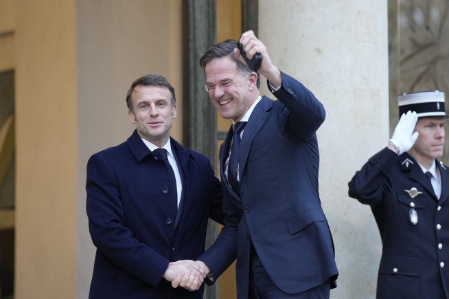 Putting Western troops on the ground in Ukraine is not 'ruled out' in the future, French leader says