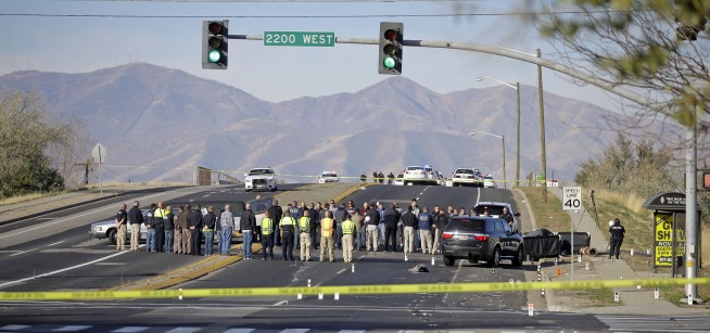 Utah police officer struck, killed during vehicle pursuit