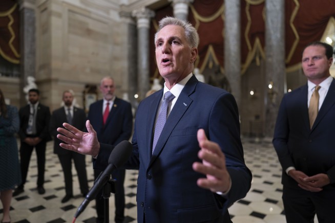 McCarthy rejects Senate spending bill while scrambling for a House plan that averts a shutdown