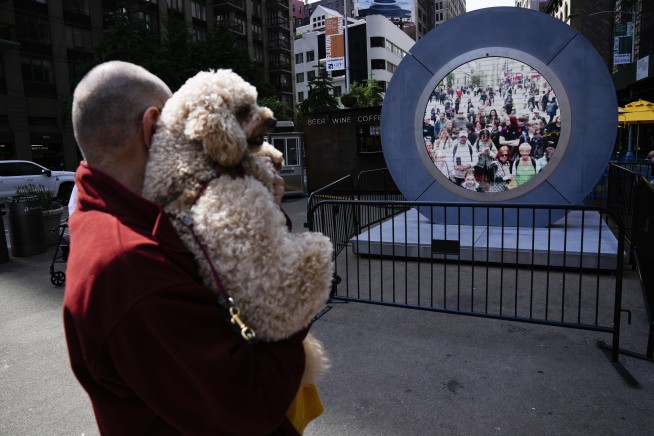 Sidewalk video ‘Portal’ linking New York, Dublin by livestream temporarily paused after lewd antics