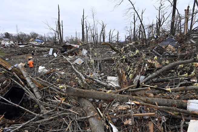 A 4-month-old survived after a Tennessee tornado tossed him. His parents found him in a downed tree