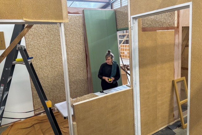 A full-scale replica of Anne Frank's hidden annex is heading to New York for an exhibition