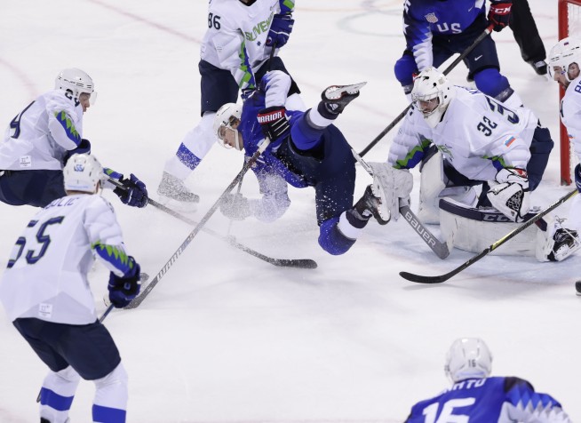Slovenia comes back to stun US 3-2 in OT in Olympic opener
