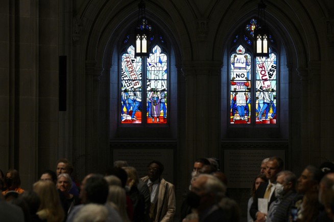 National Cathedral replaces windows honoring Confederacy with stained-glass homage to racial justice