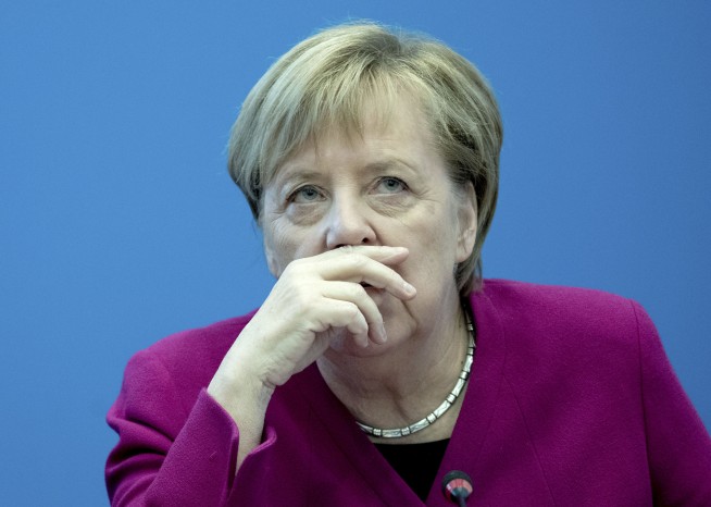 The Latest: Germany's Merkel: Last term as chancellor