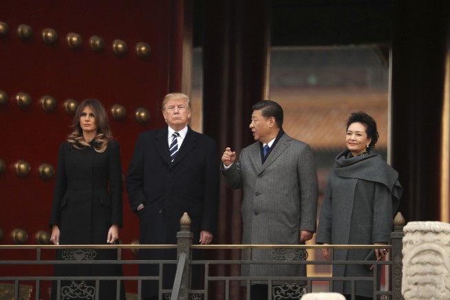 The Latest: Trump calls welcome to Beijing 'unforgettable'