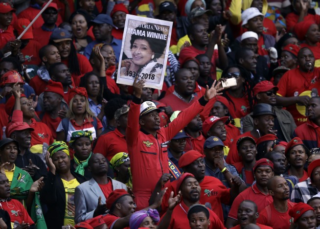 'Winnie!' South Africa bids farewell to Madikizela-Mandela