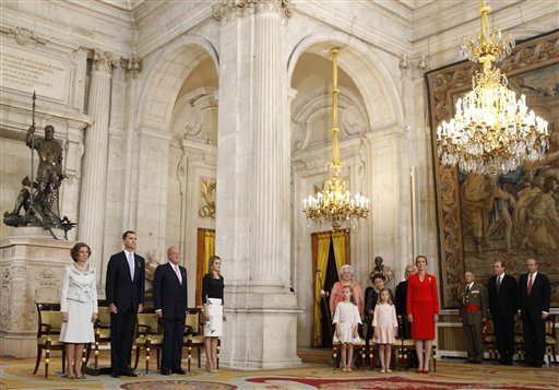 Snacks, no banquet, for frugal new Spanish king