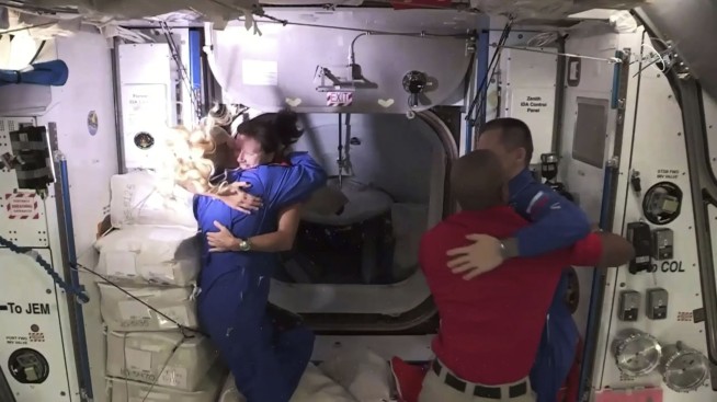 SpaceX capsule with 4 astronauts reaches space station