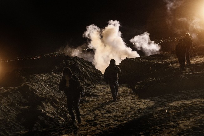 Border clash marks 2nd use of tear gas in just over a month