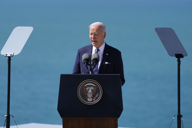 Biden looks to Pointe du Hoc to inspire the push for democracy abroad and at home