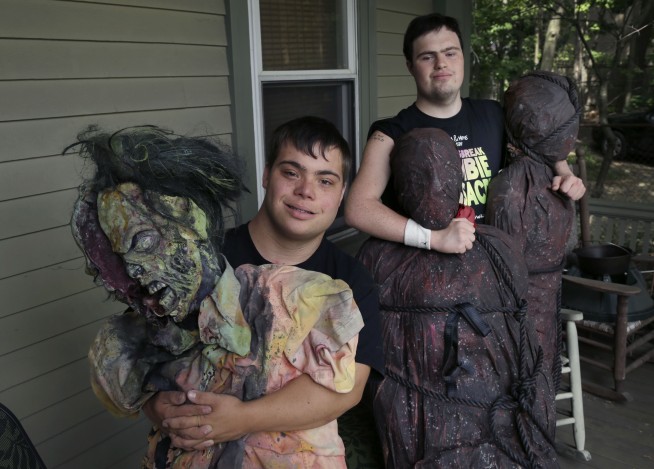 Best friends with Down syndrome make epic zombie movie
