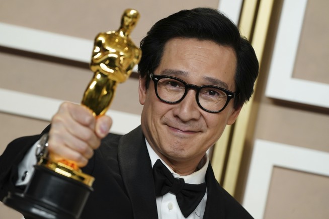 'Everything' wins best picture, is everywhere at Oscars