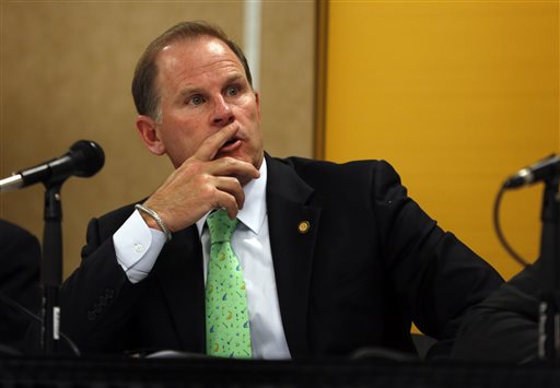The Latest: University of Missouri System president resigns