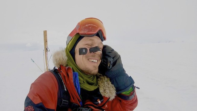 American man first to solo across Antarctica unaided