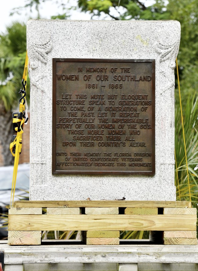 Jacksonville, Florida, mayor has Confederate monument removed after years of controversy