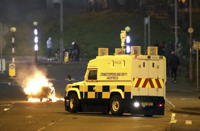 Northern Ireland police appeal for calm after violent unrest
