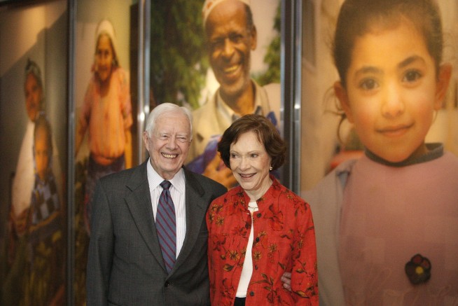 Jimmy Carter, wife Rosalynn celebrate 75 years of marriage