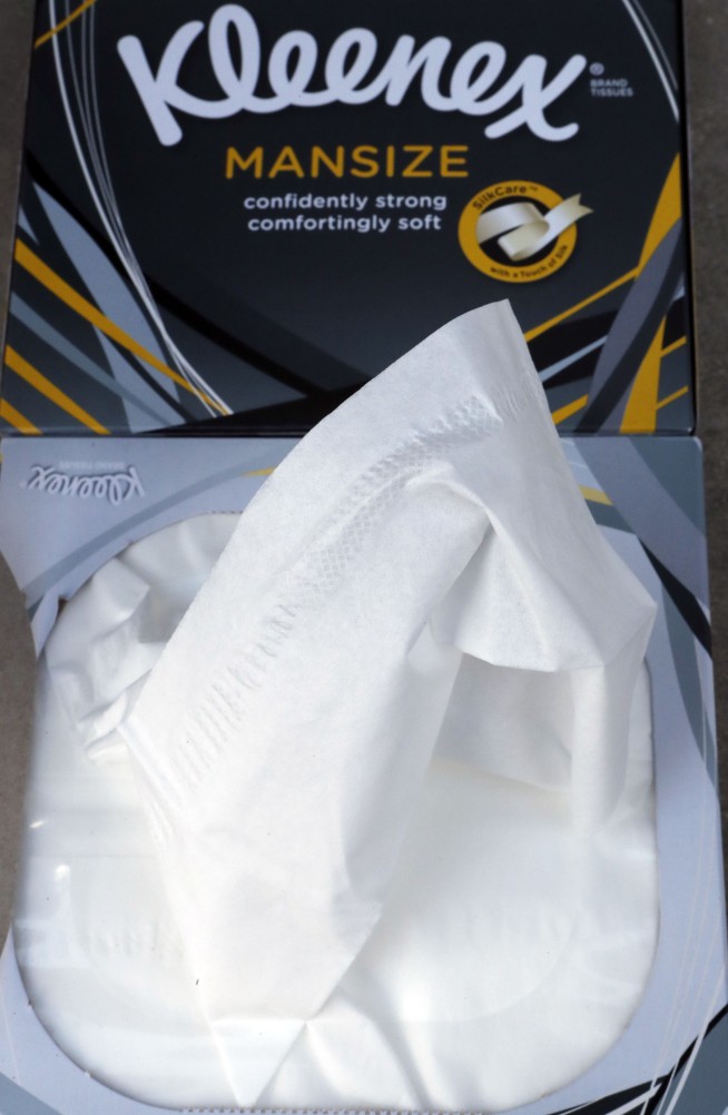 Kleenex to rebrand 'mansize' tissues after gender complaints