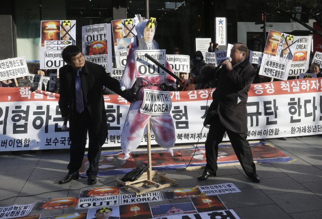 The Latest: N. Koreans happy with country's nuclear test